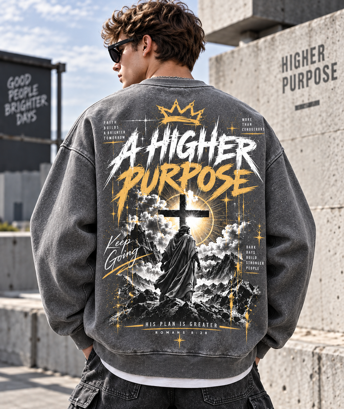 A Higher Purpose – Vintage Faith Sweatshirt