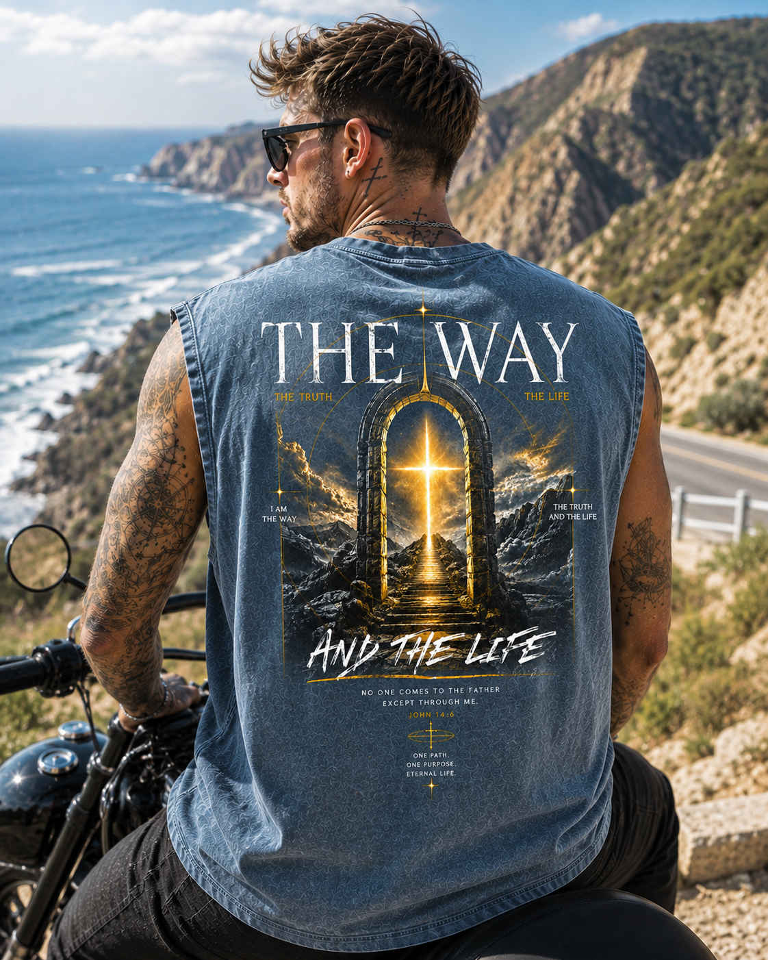 The Way – Vintage Faith Wash Tee