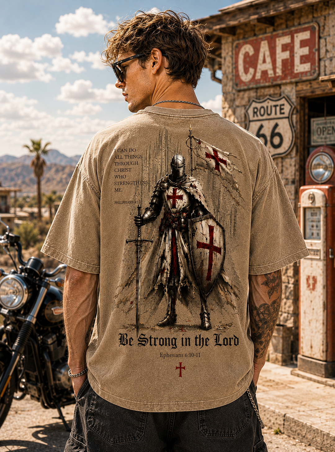 Crusader Cross Tee
