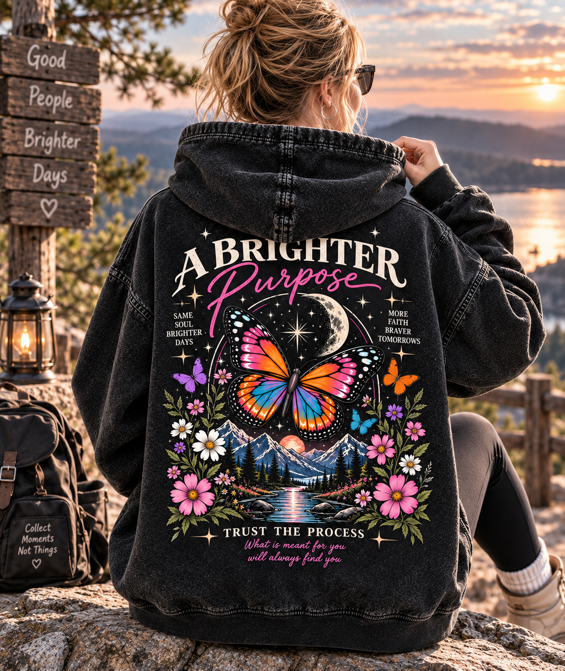 A Brighter Purpose – Vintage Wash Hoodie