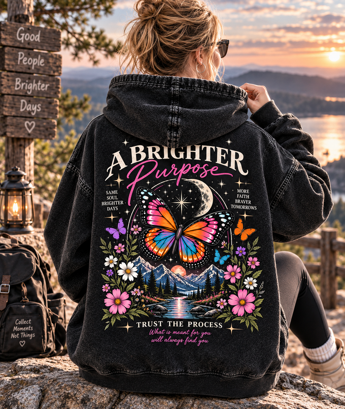 A Brighter Purpose – Vintage Wash Hoodie