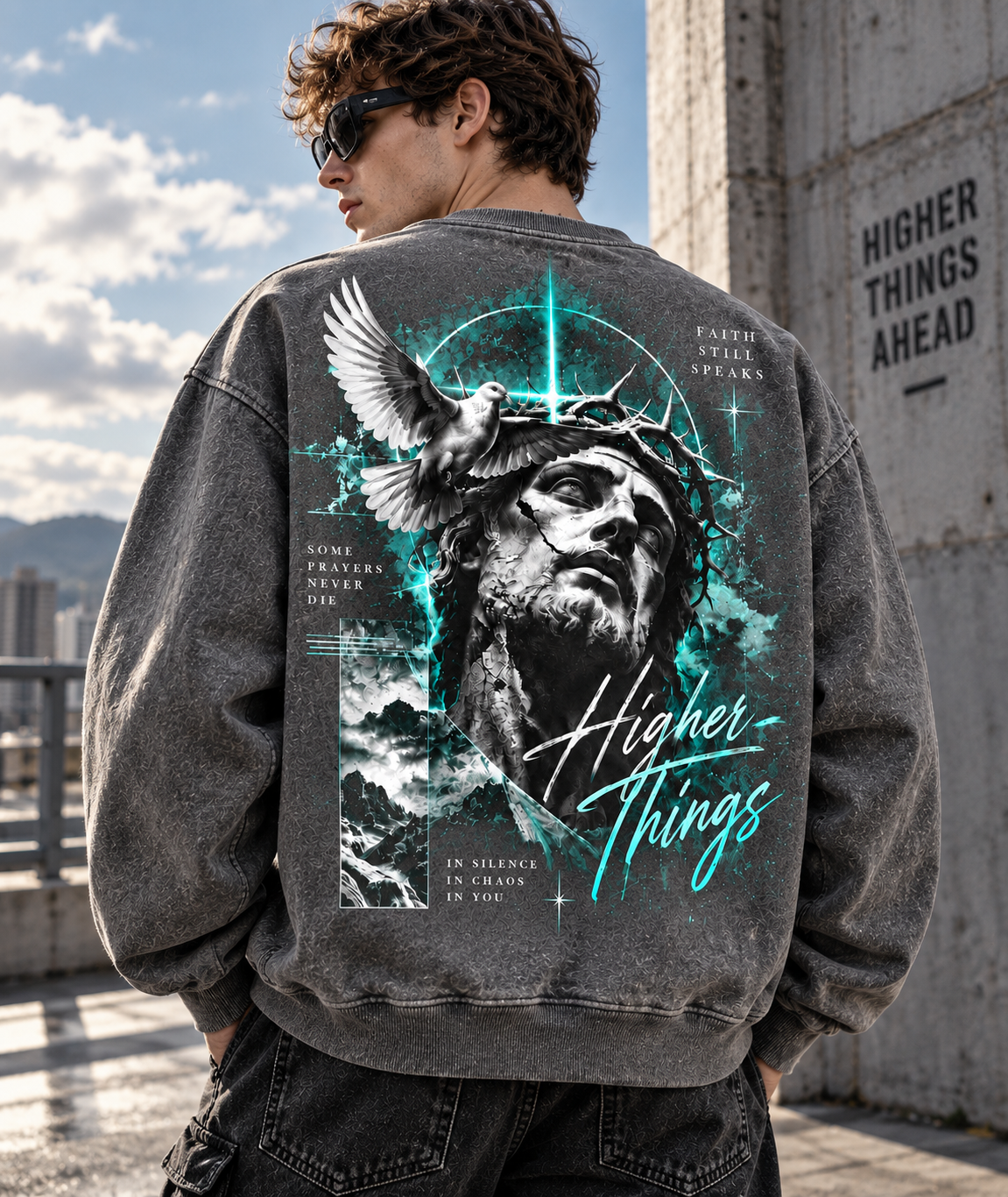 Higher Things Vintage Graphic Sweatshirt