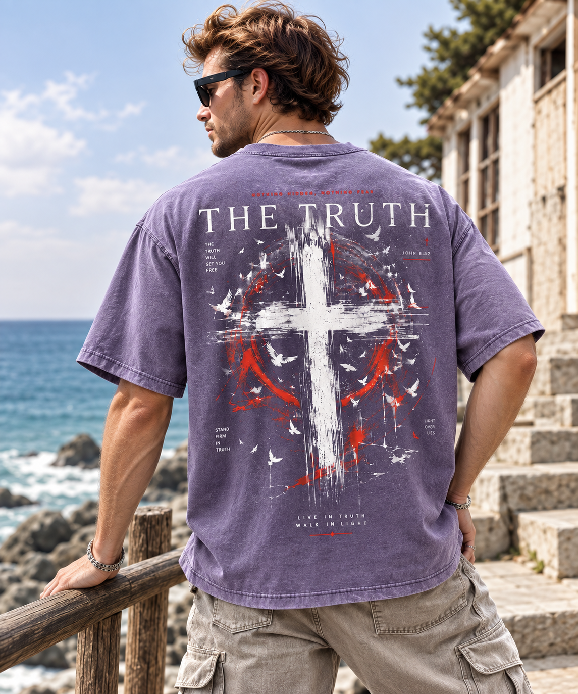 The Truth Vintage Cross Tee