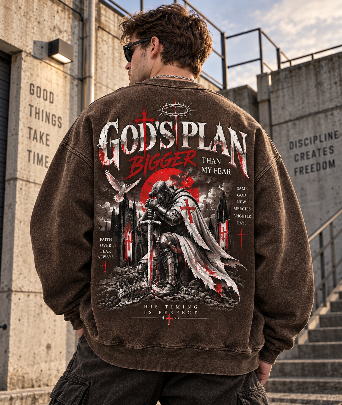 God’s Plan Vintage Faith Sweatshirt