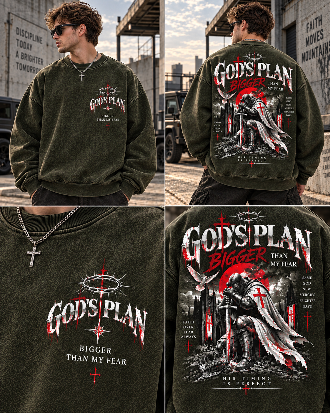 God’s Plan Vintage Faith Sweatshirt
