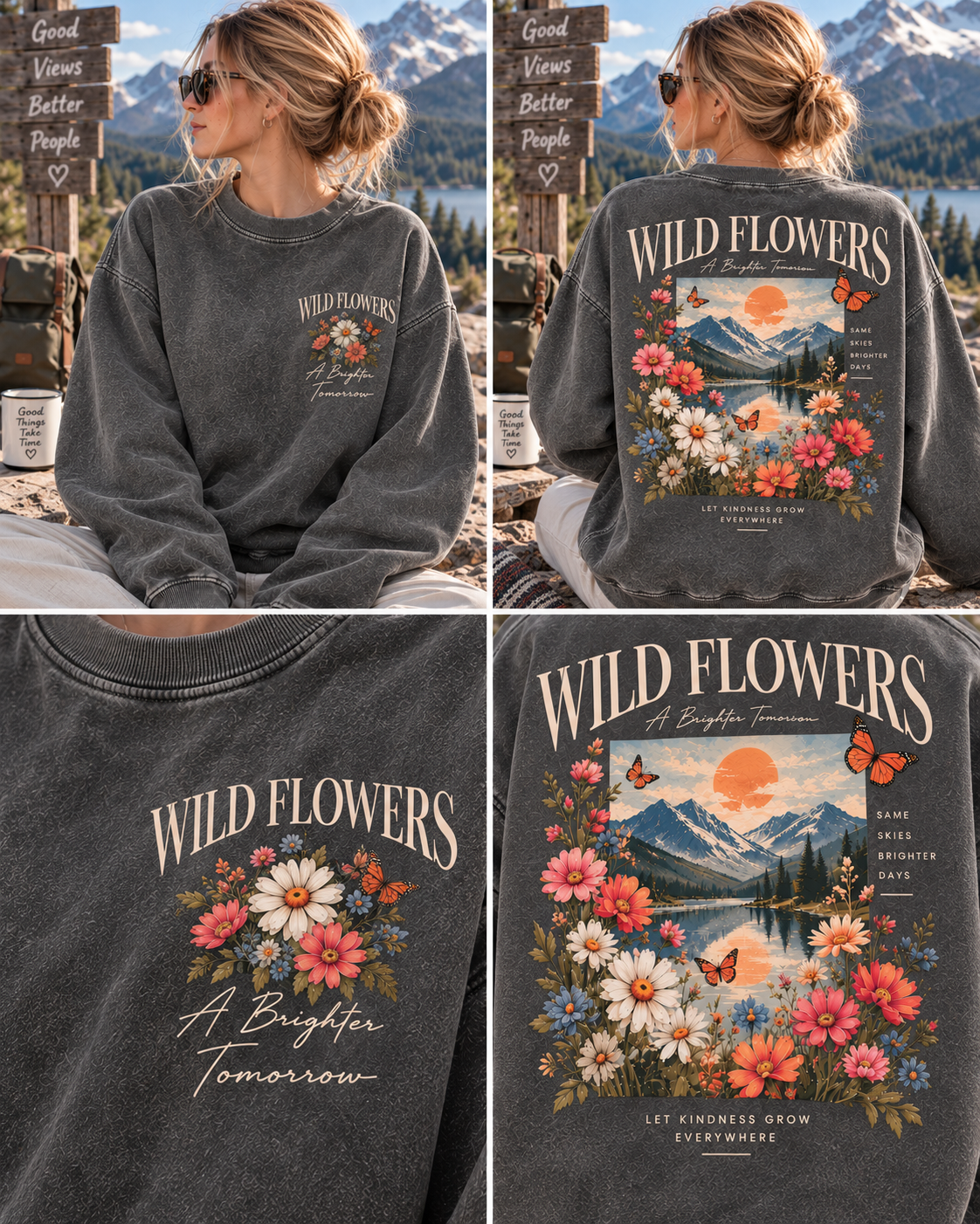 Wild Flowers – A Brighter Tomorrow Sweatshirt