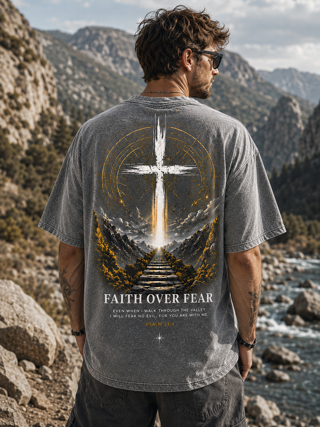 Faith Over Fear Vintage Tee