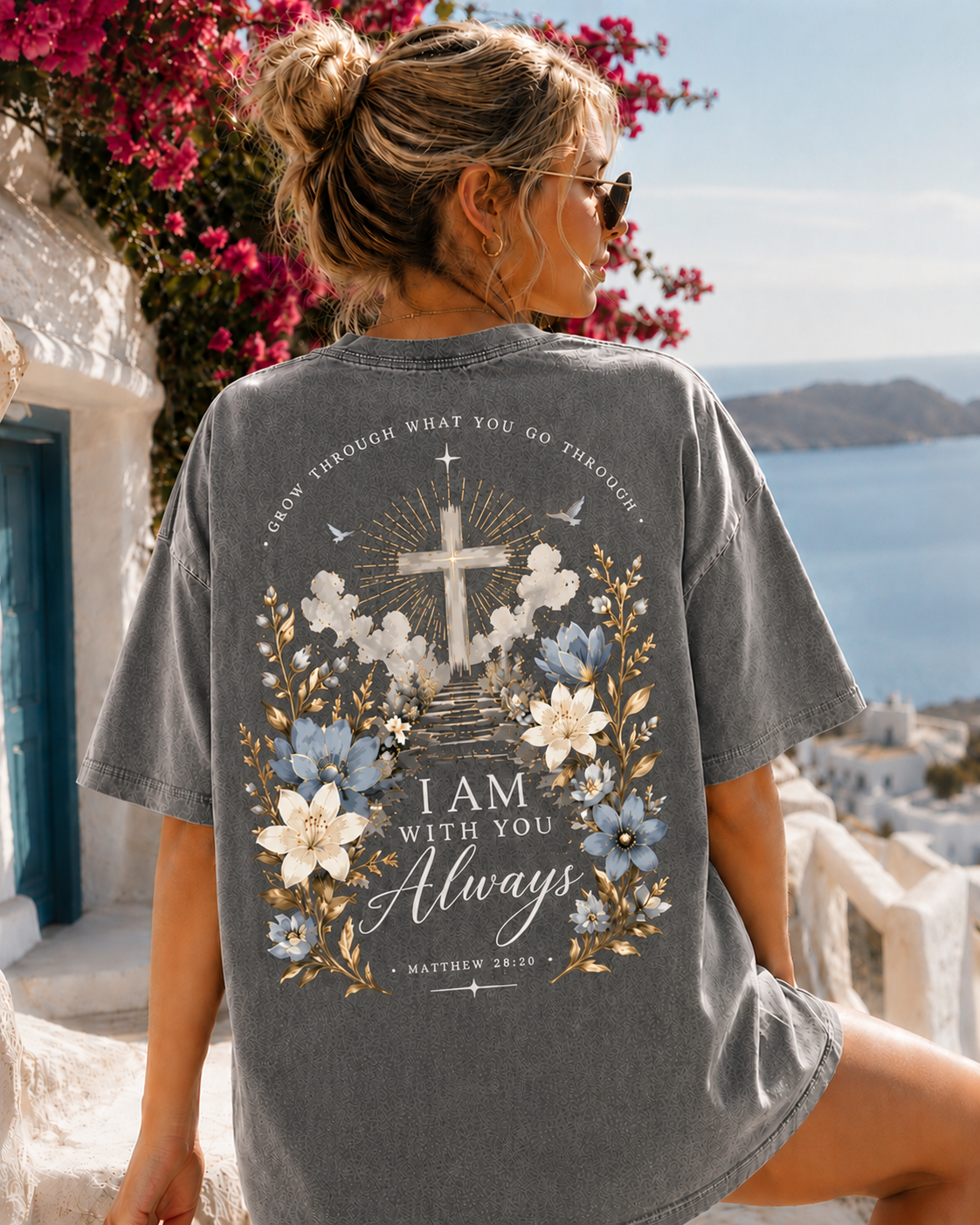 Faith Over Fear – Vintage Christian Graphic Tee
