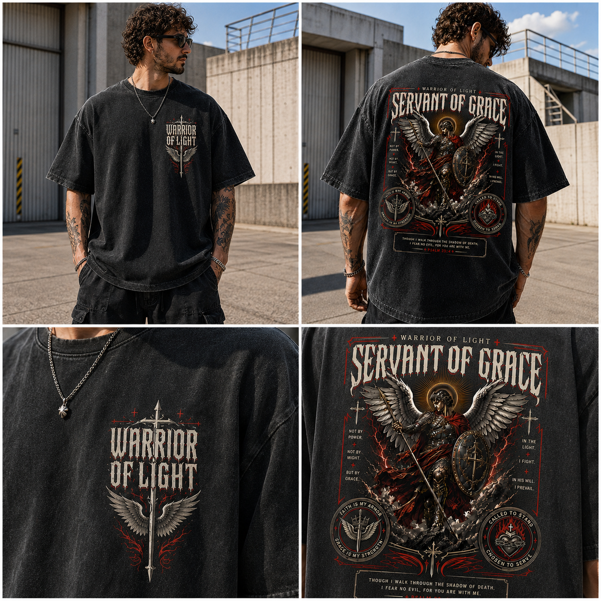 Warrior of Light Vintage Oversized Tee