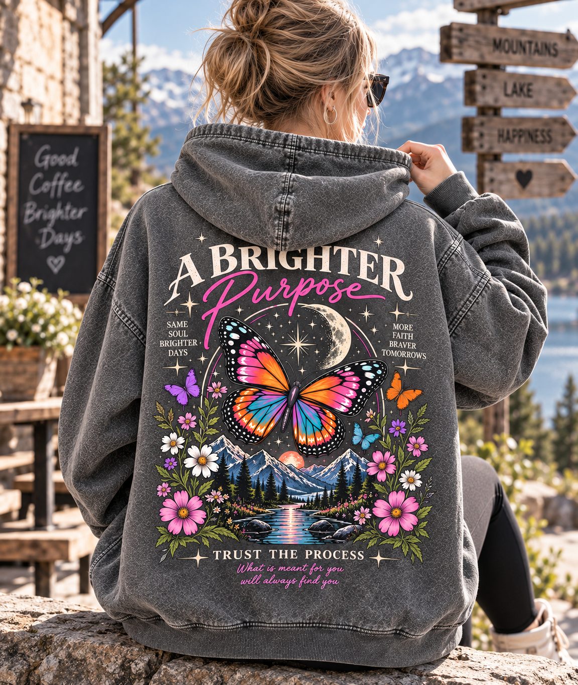 A Brighter Purpose – Vintage Wash Hoodie
