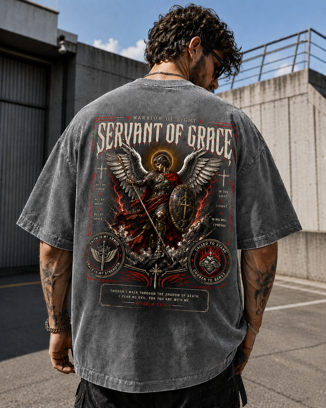 Warrior of Light Vintage Oversized Tee