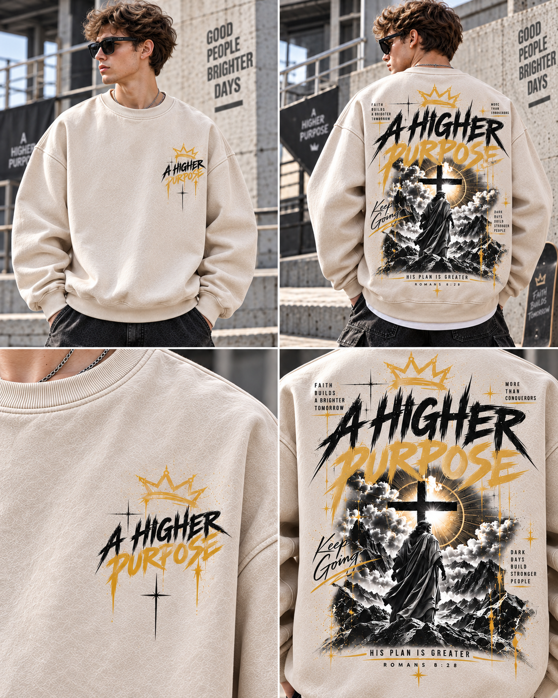 A Higher Purpose – Vintage Faith Sweatshirt