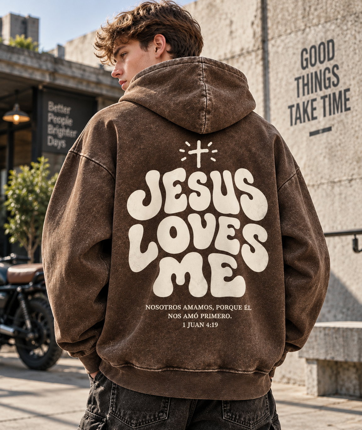 Jesus Loves Me – Vintage Faith Hoodie