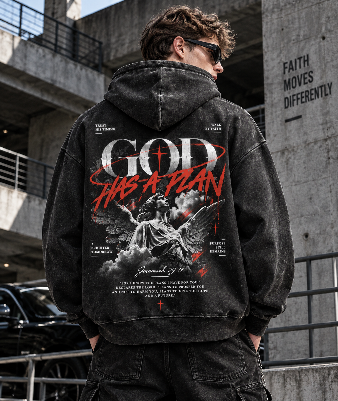 God Has A Plan – Vintage Faith Hoodie