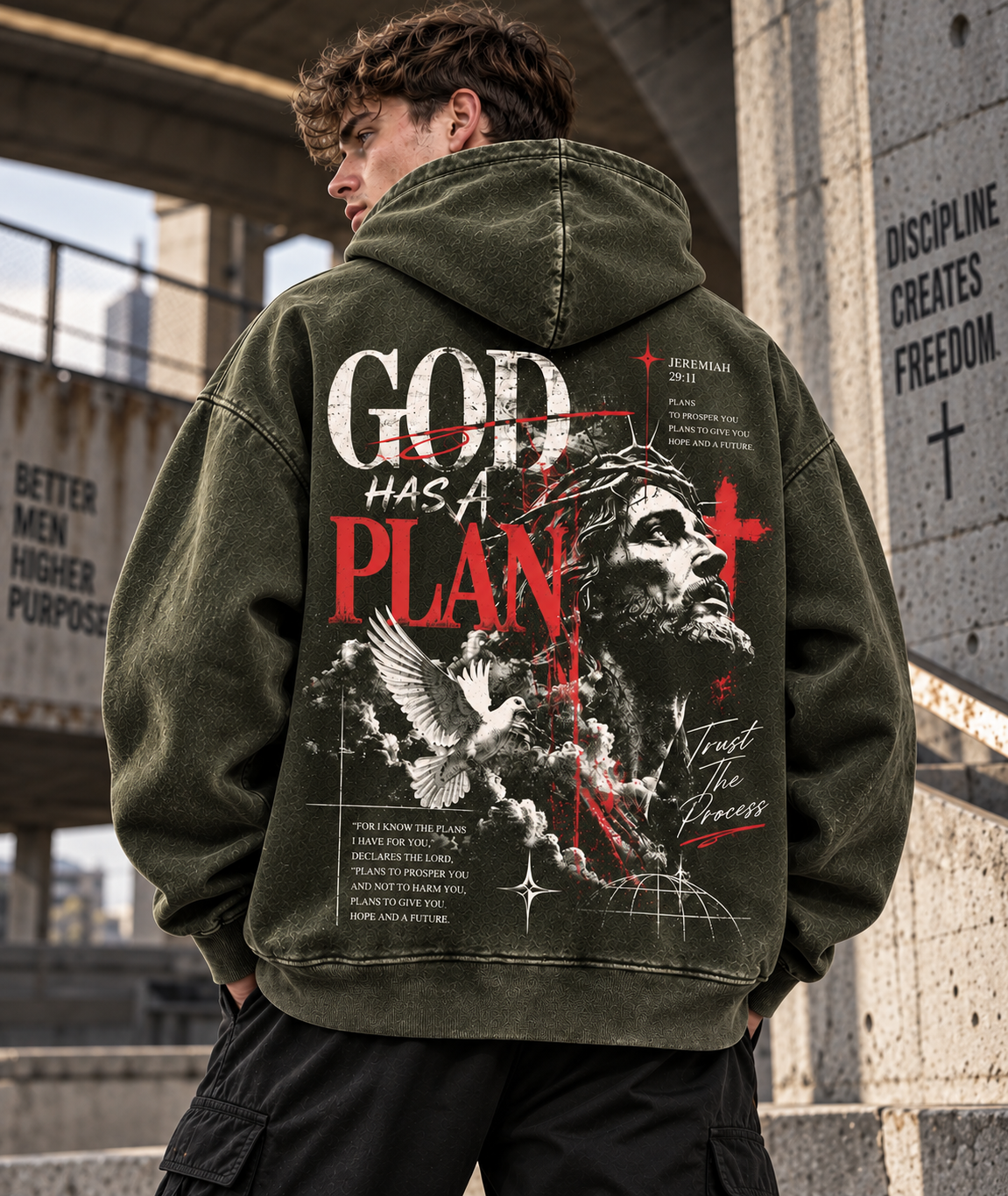 GOD Has A Plan – Faith Streetwear Hoodie