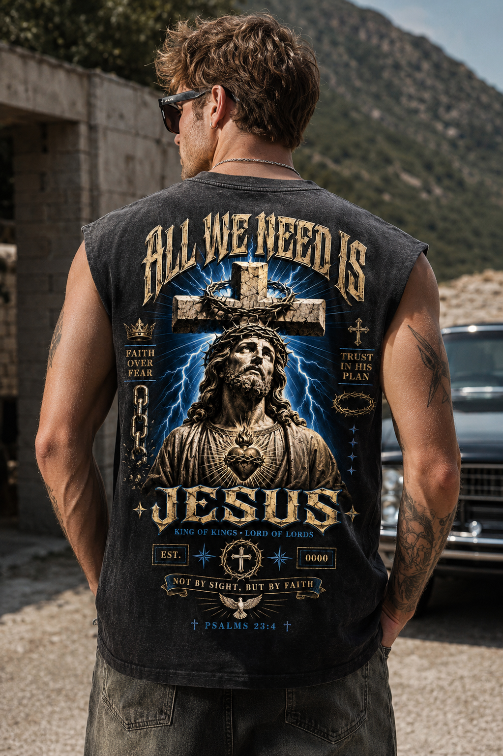 Jesus Faith Vintage Wash Tank