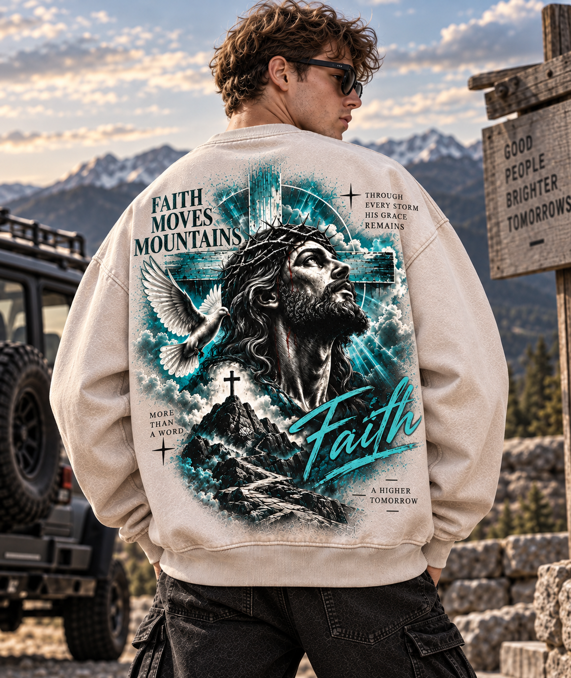 Faith Moves Mountains Sweatshirt