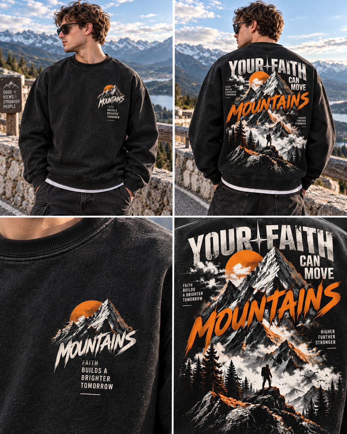 Faith Moves Mountains Sweatshirt
