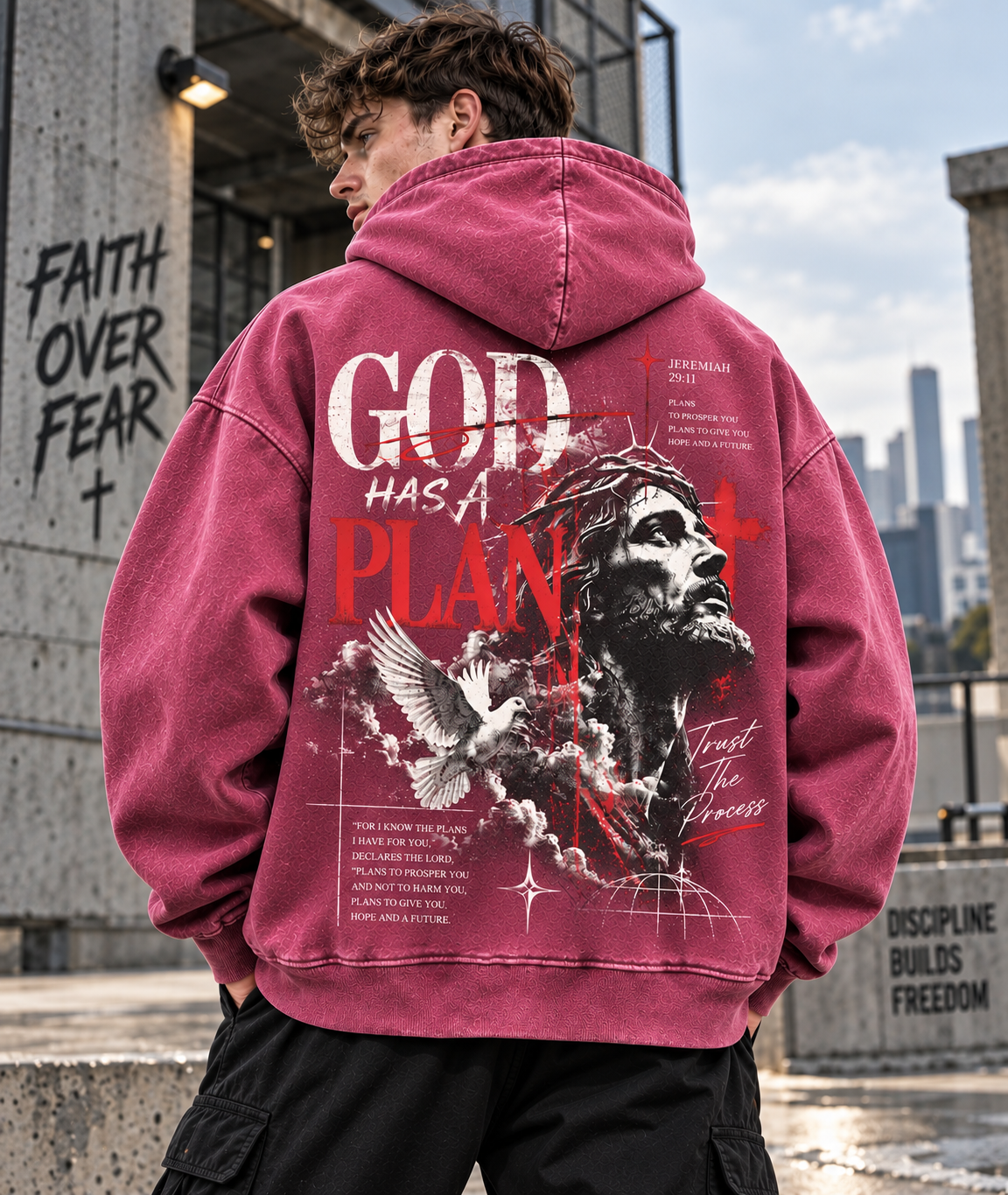 GOD Has A Plan – Faith Streetwear Hoodie