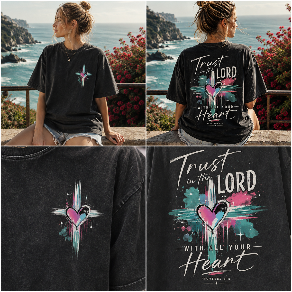 Trust in the LORD Vintage Graphic T-Shirt