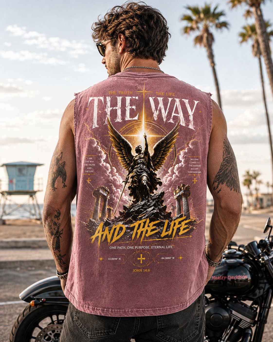 The Way – Vintage Faith Washed Tee