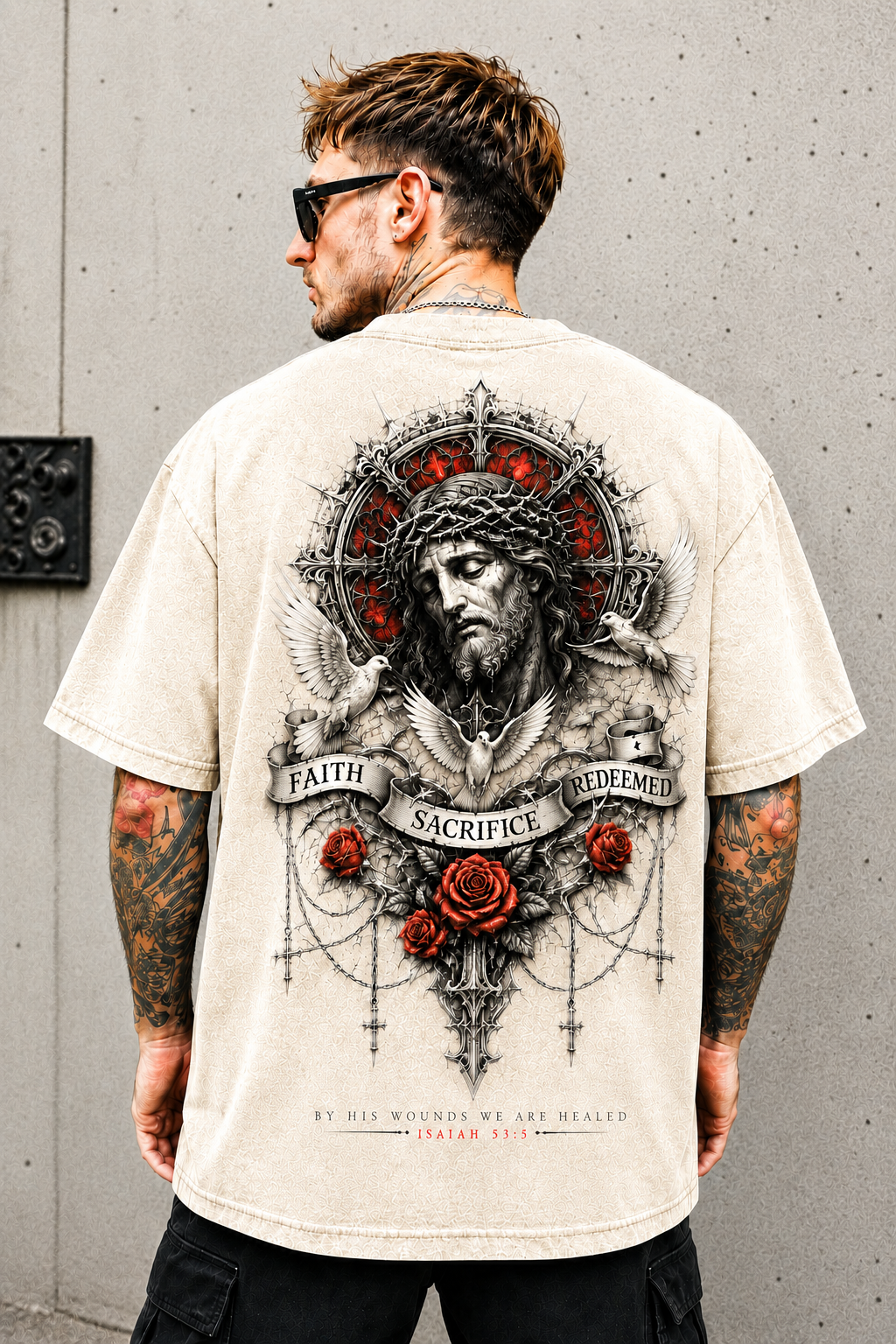 Faith Sacrifice Redeemed Vintage T-Shirt