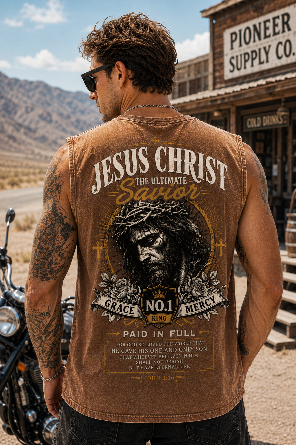 Jesus Christ Savior – Vintage Washed Tank Top