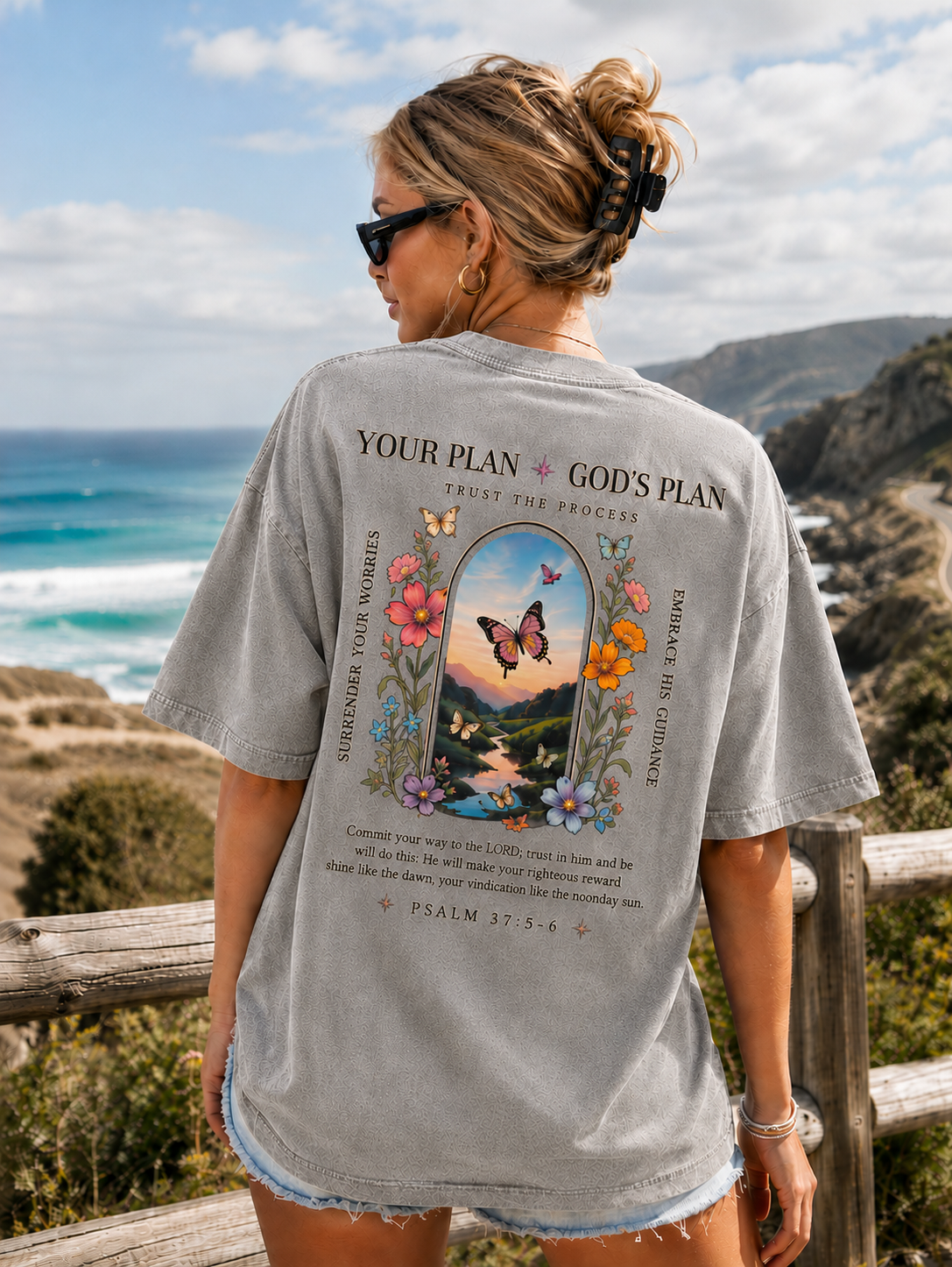 Women’s Trust The Process Vintage Graphic Tee