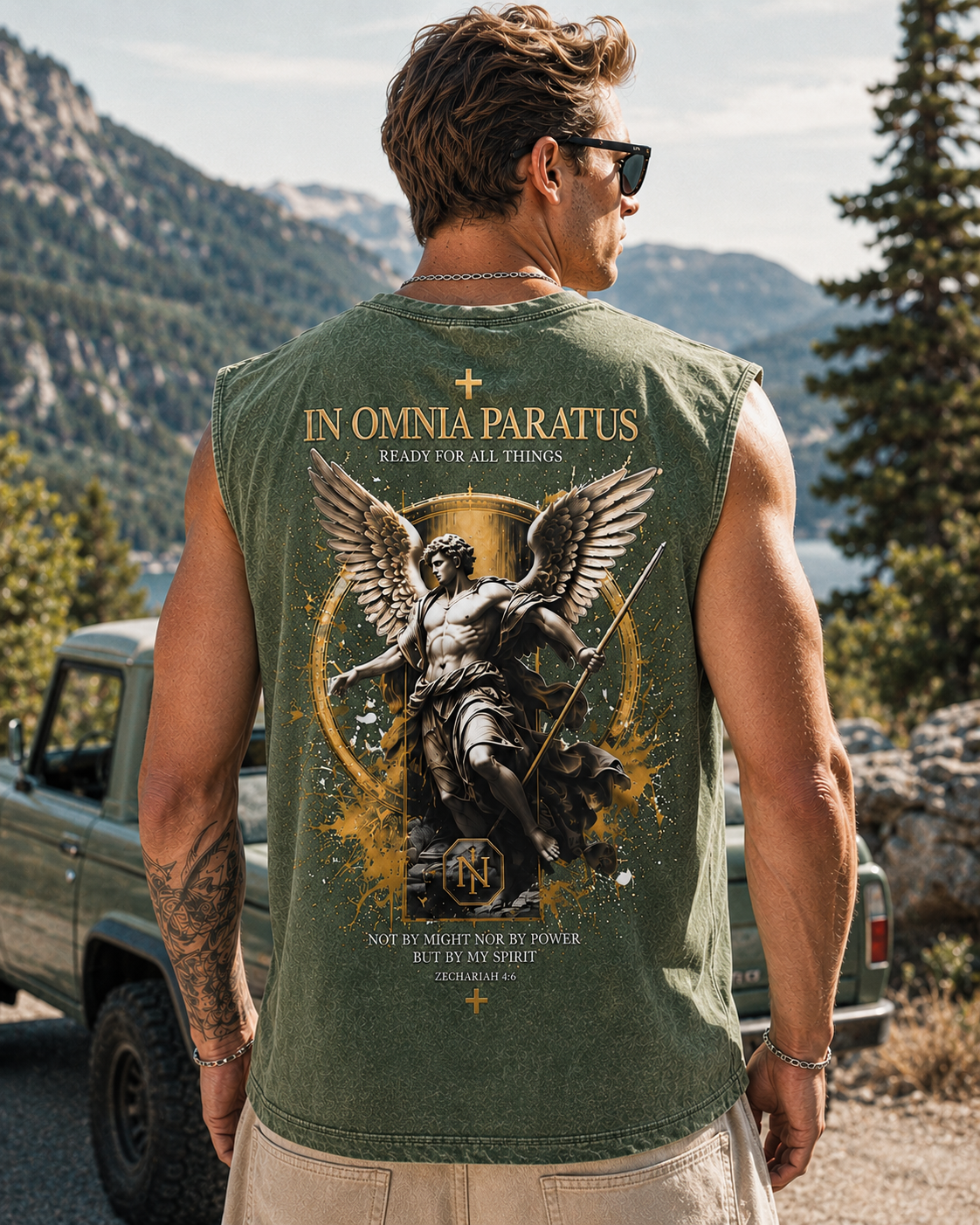 In Omnia Paratus – Angel Warrior Washed Tee