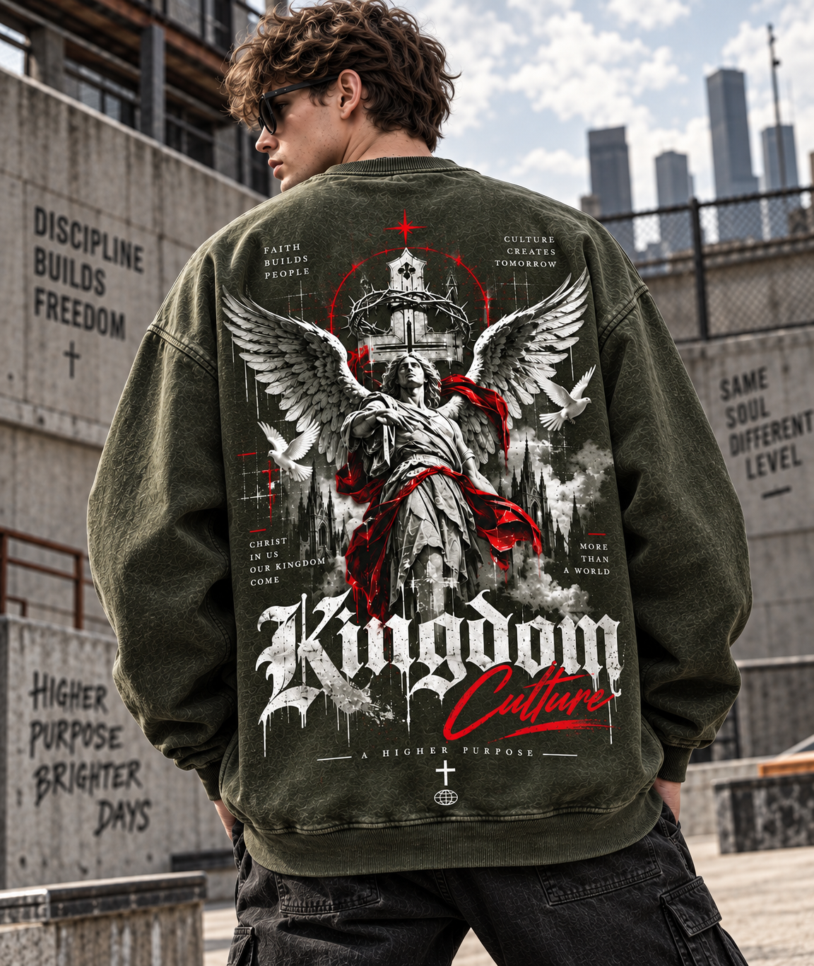 Kingdom Culture Vintage Wash Sweatshirt