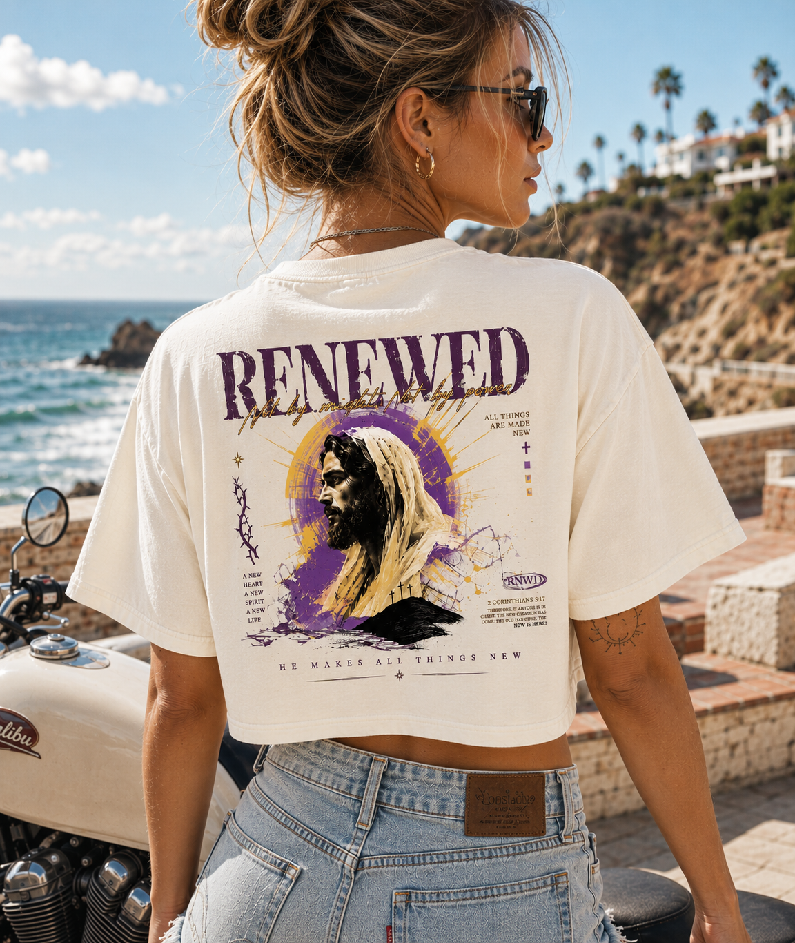 RENEWED Faith Graphic Crop Tee