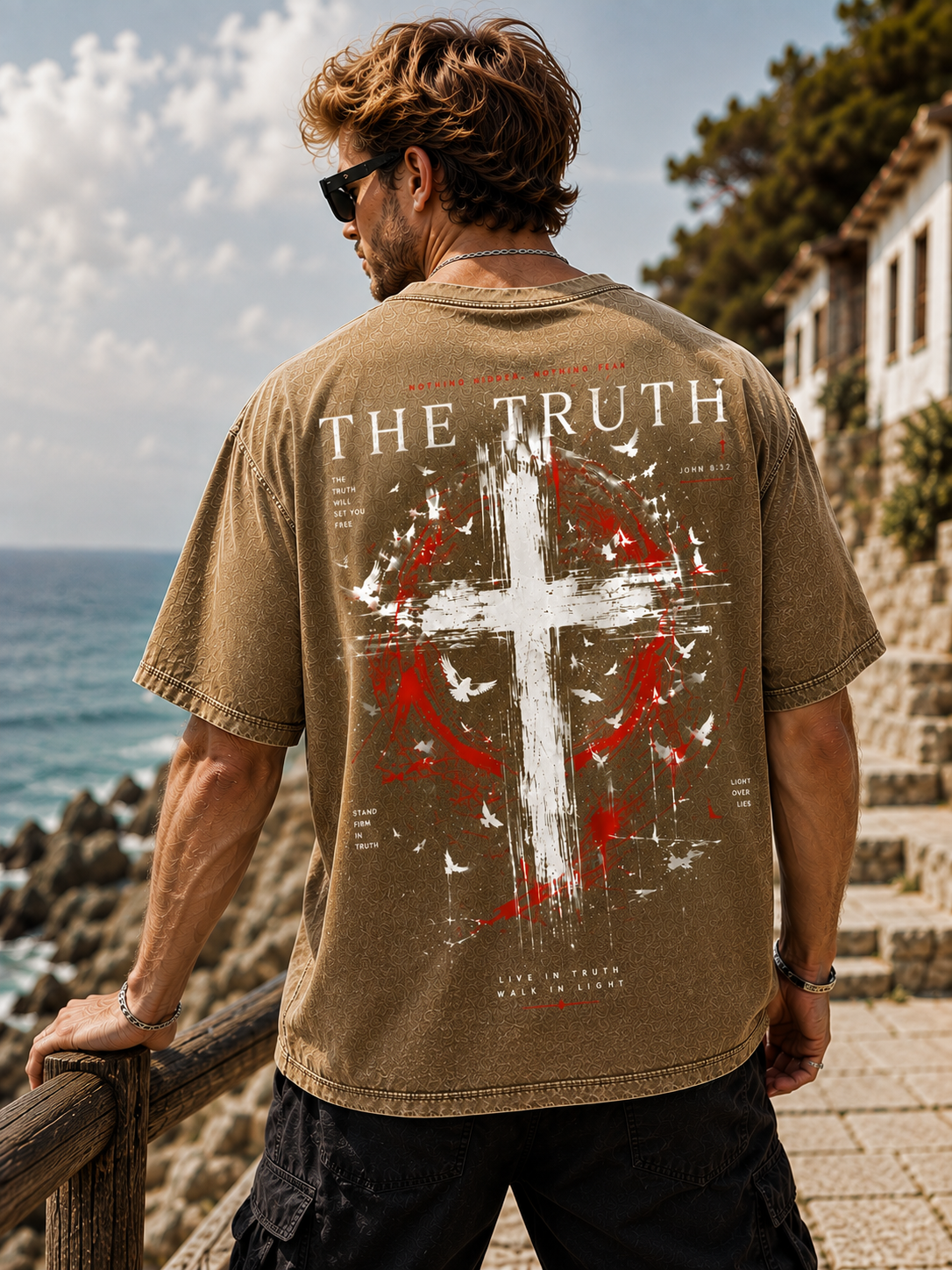 The Truth Vintage Cross Tee