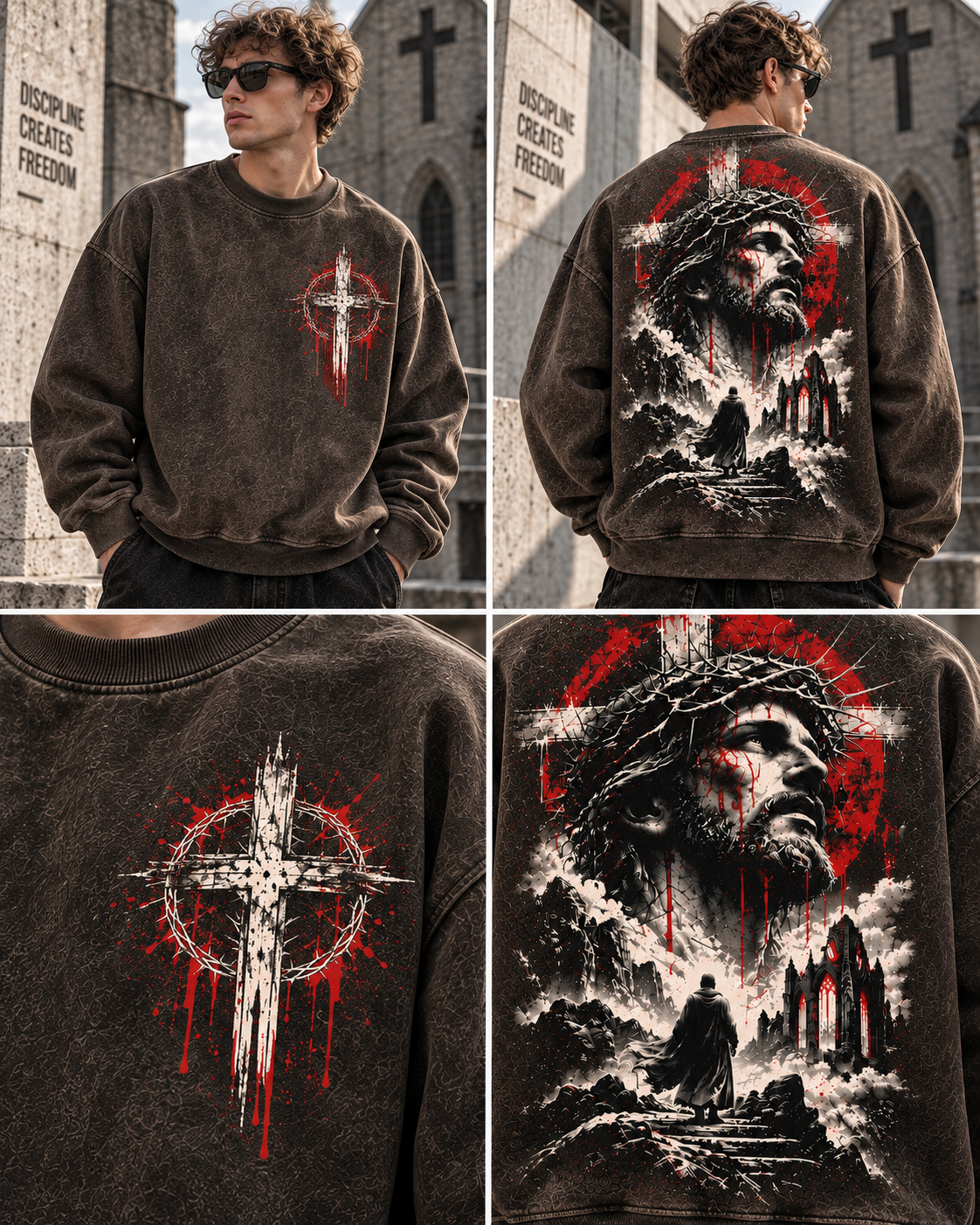Faith & Ruins Vintage Sweatshirt