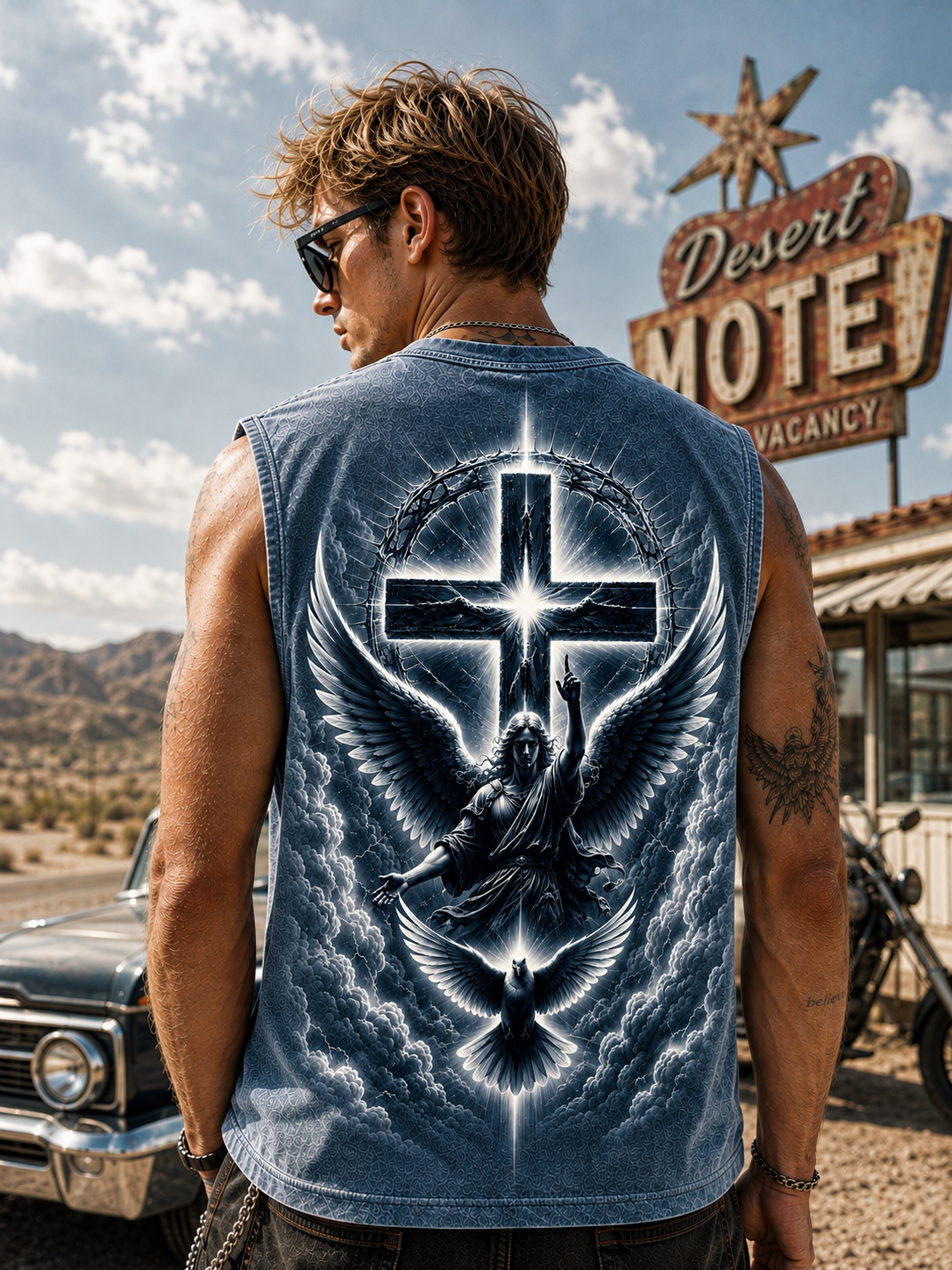 Jesus Angel Vintage Wash Tee