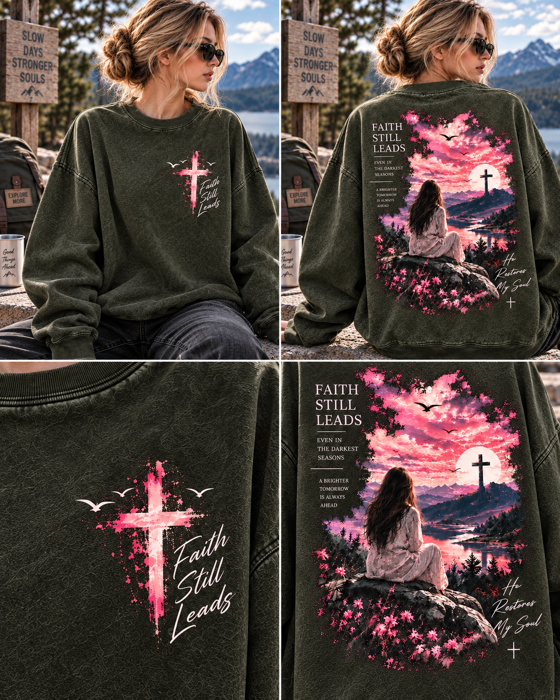 Faith Still Leads – Vintage Faith Sweatshirt