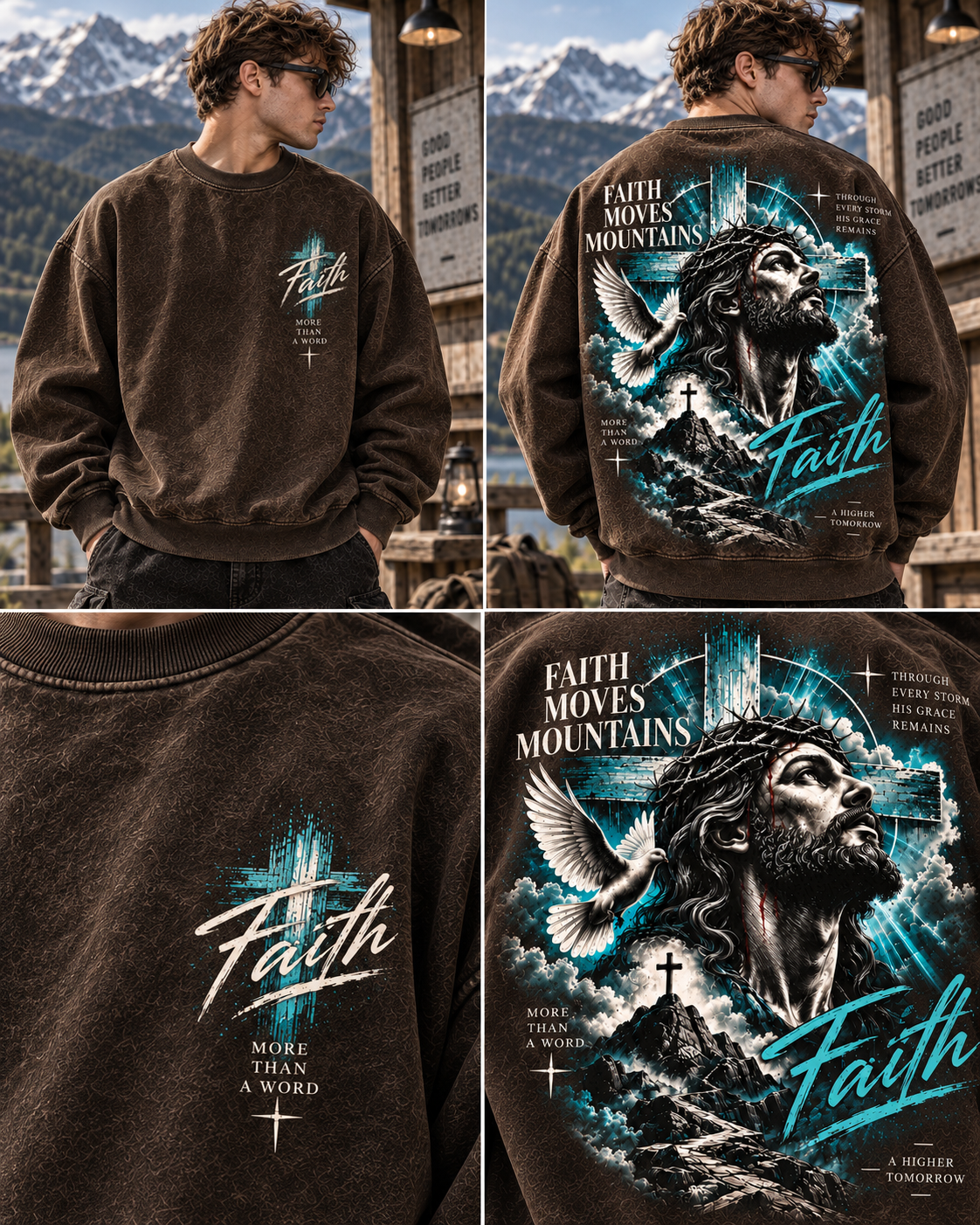 Faith Moves Mountains Sweatshirt