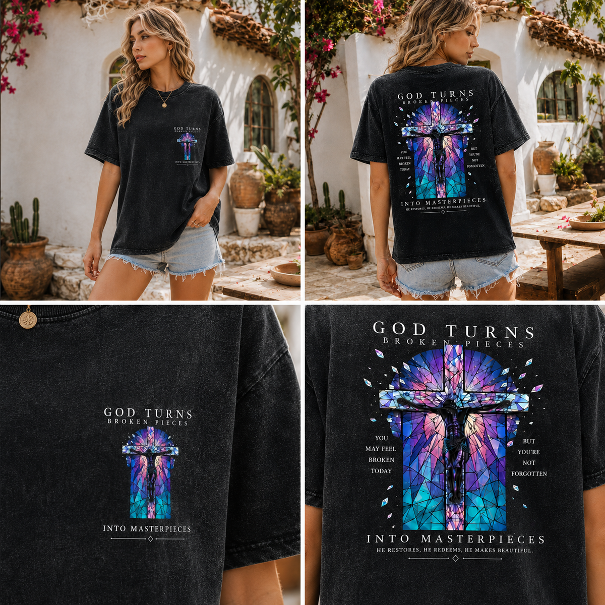 Broken Pieces Masterpiece Vintage T-Shirt