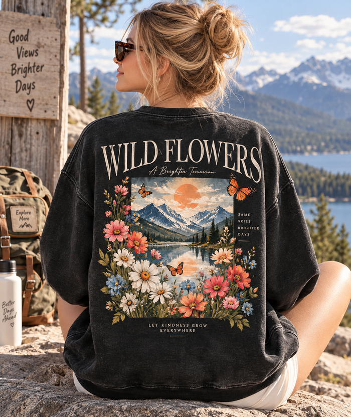 Wild Flowers – A Brighter Tomorrow Sweatshirt 🌼
