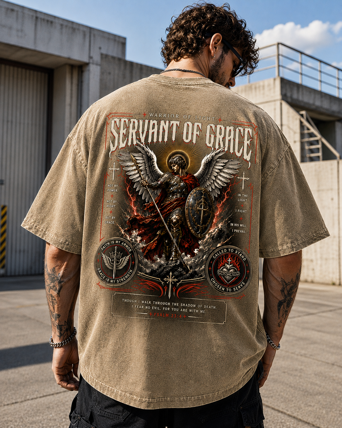 Warrior of Light Vintage Oversized Tee