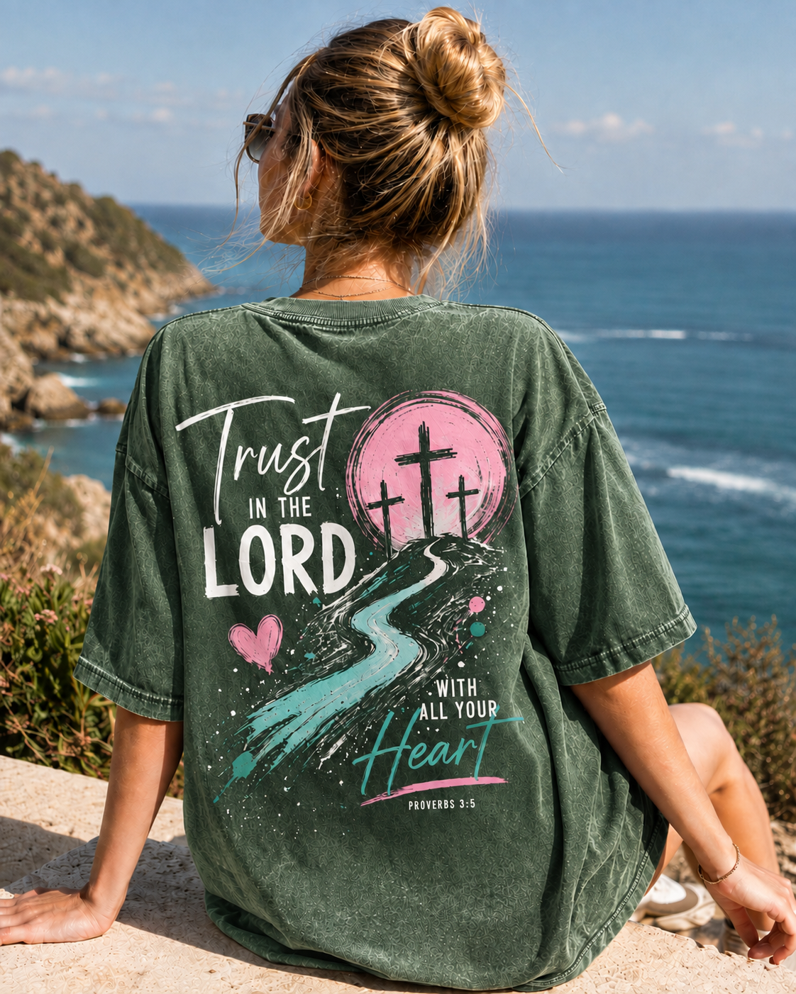 Trust in the Lord Graphic Vintage Wash T-Shirt