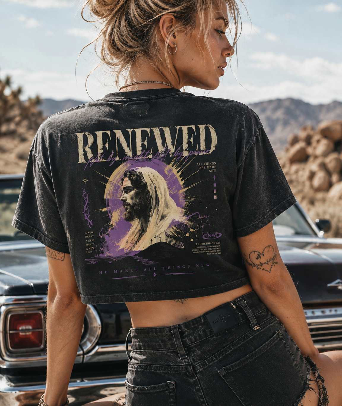 RENEWED Faith Graphic Crop Tee