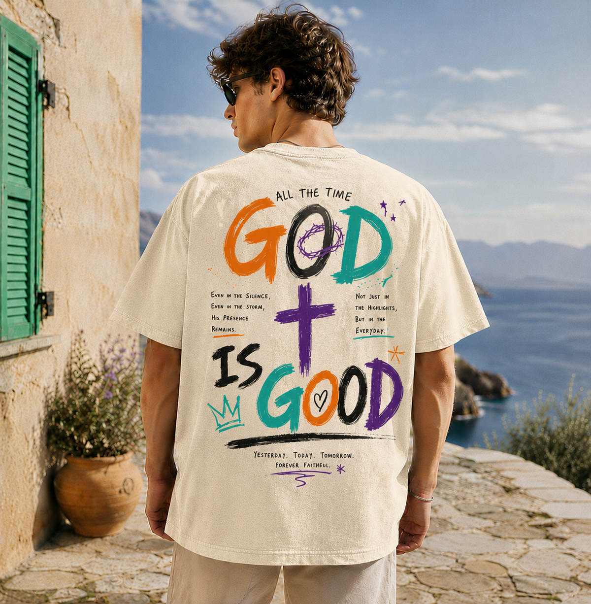 God Is Good Vintage Graphic Tee