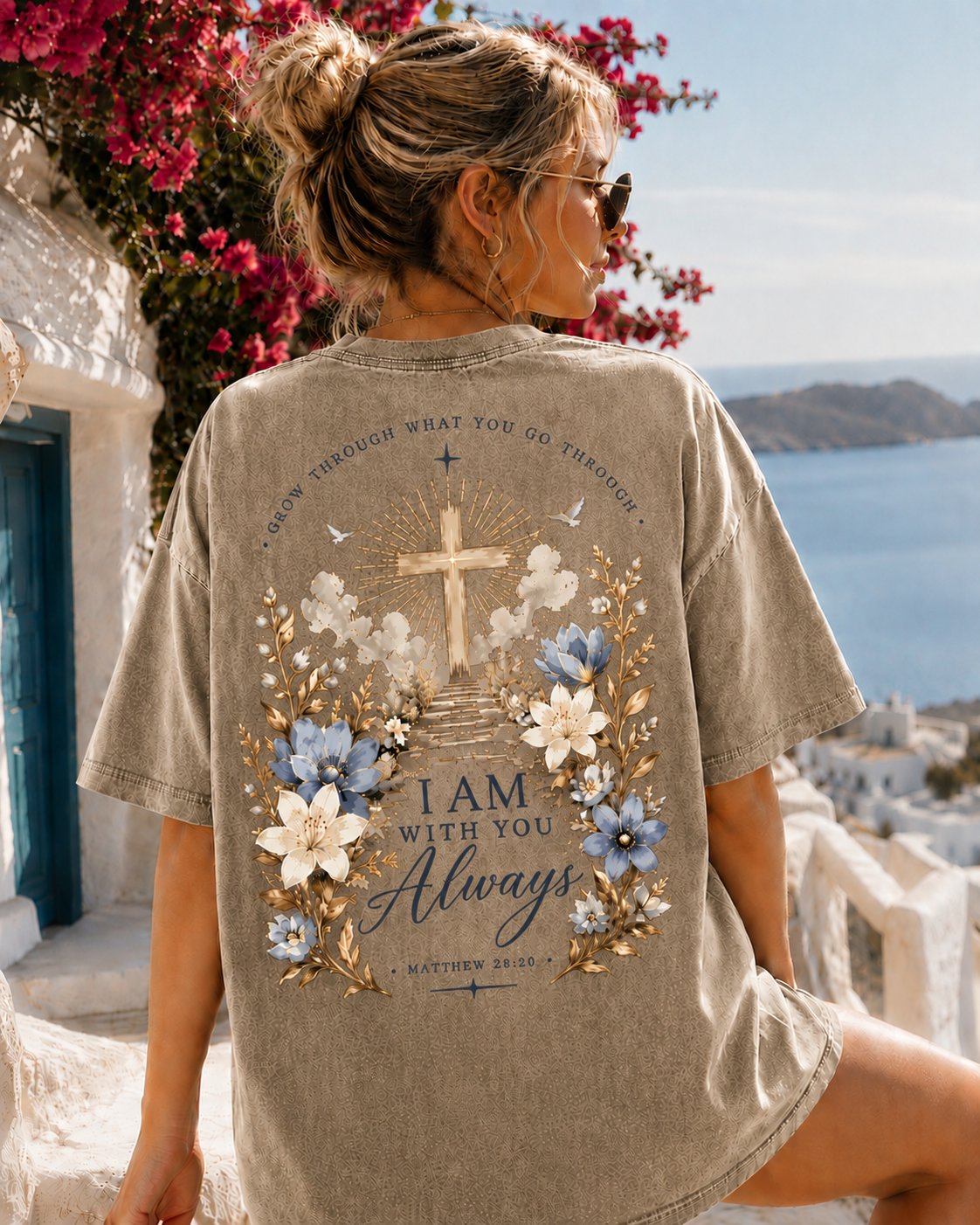 Faith Over Fear – Vintage Christian Graphic Tee