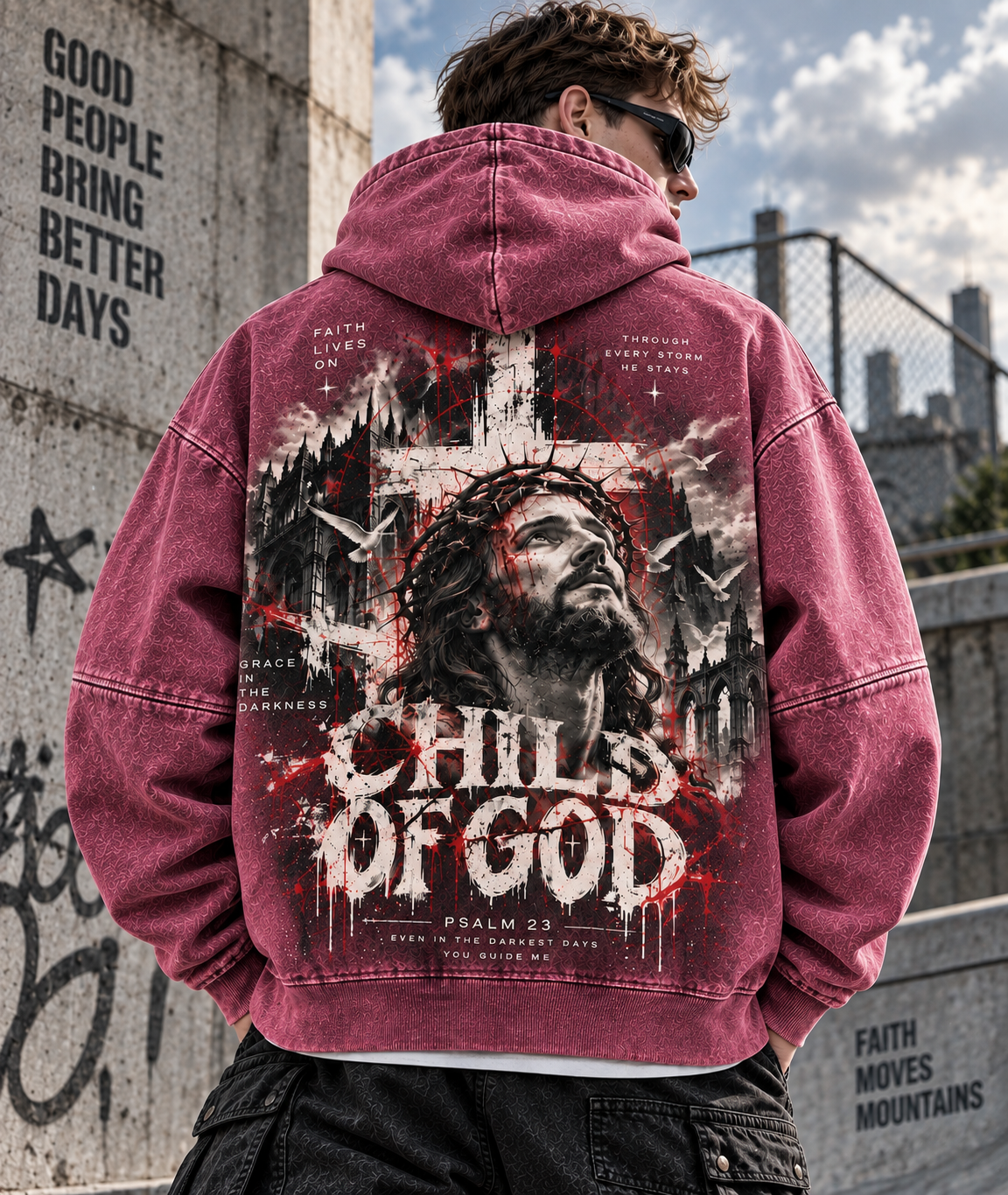 Children of God – Vintage Faith Hoodie