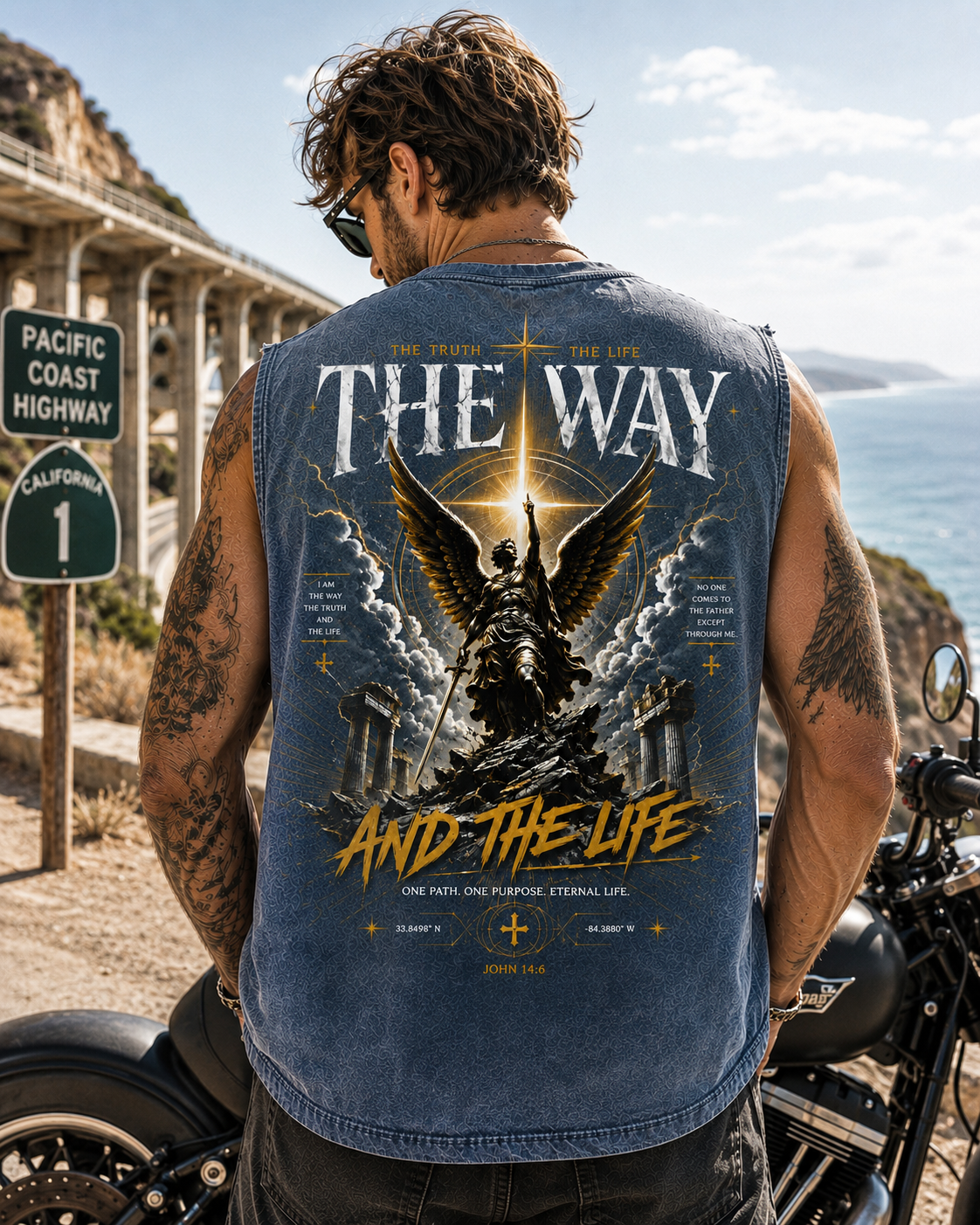 The Way – Vintage Faith Washed Tee