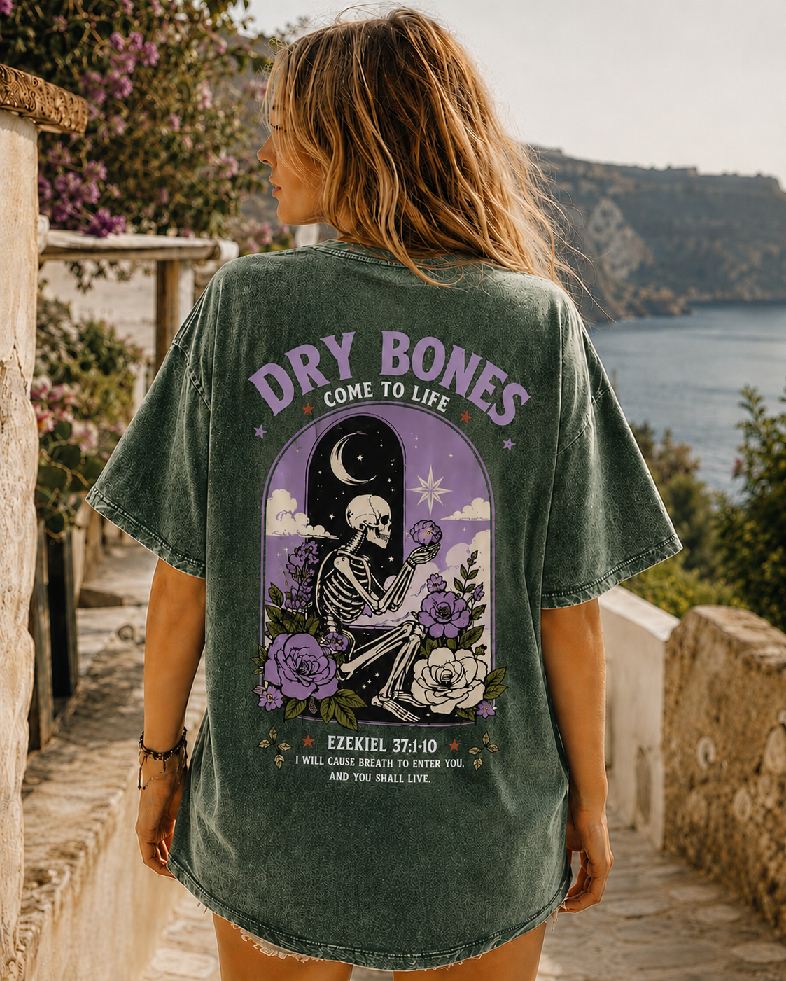 Dry Bones Come To Life Vintage Washed T-Shirt