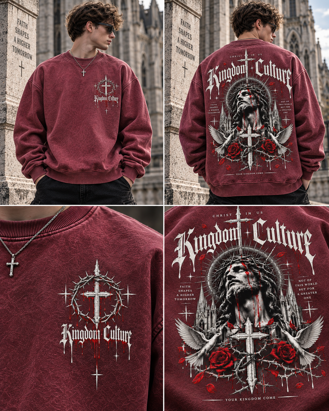 Kingdom Culture Vintage Washed Sweatshirt