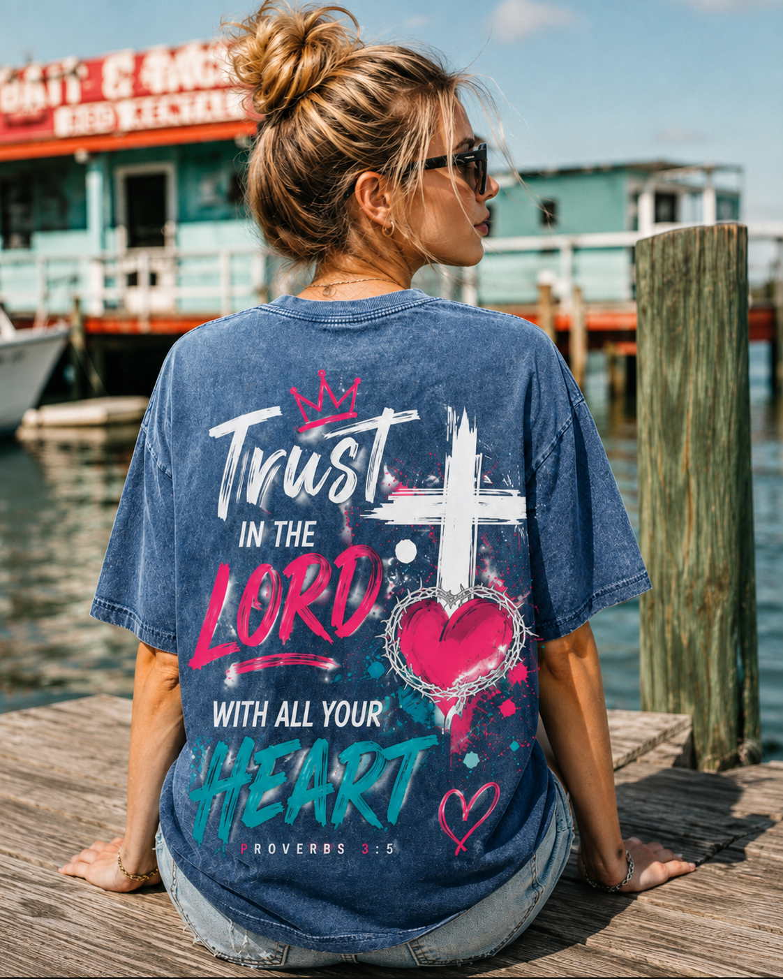 Trust In The Lord Graphic Tee – Vintage Christian Streetwear
