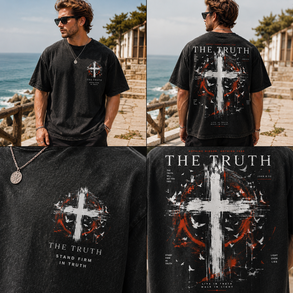 The Truth Vintage Cross Tee