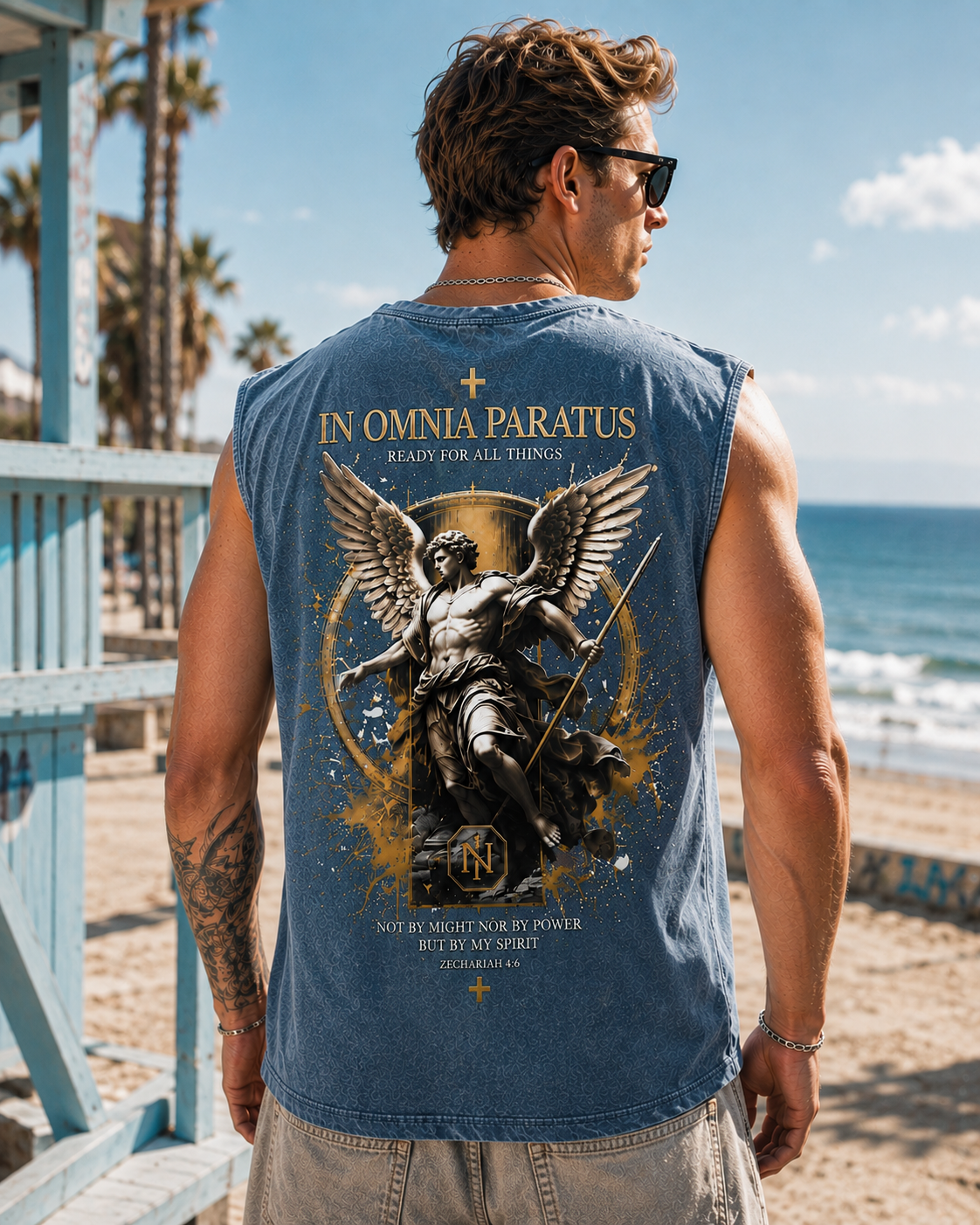 In Omnia Paratus – Angel Warrior Washed Tee
